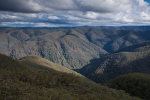 View to Mt Shivering from Colboyd Range